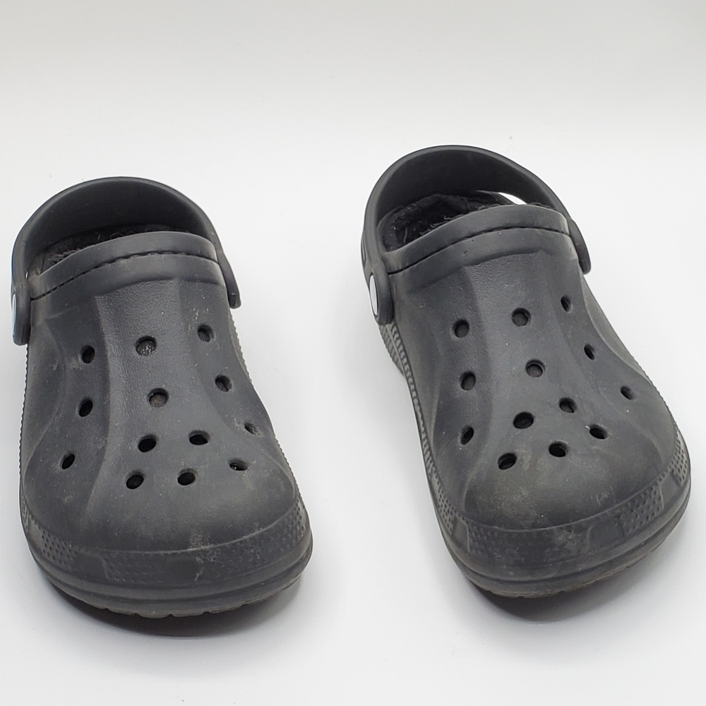 CROCS lined slipon clogs size 12/ 13 - Picture 2 of 13
